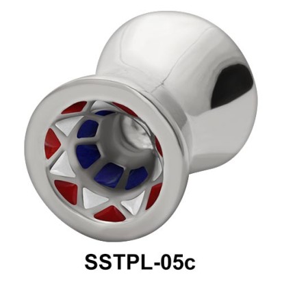 Kaleidoscopic Design Plugs and Tunnels SSTPL-05c